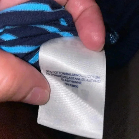 Lands End striped shirt dress with cap sleeves size Small - Picture 5 of 6